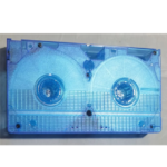 شريط فيديو VHS خام شفاف أزرق