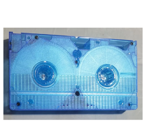 شريط فيديو VHS خام شفاف أزرق