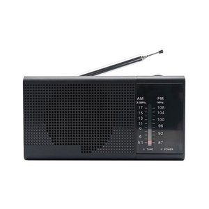 راديو تناظري محمول AM/FM بهوائي تلسكوبي